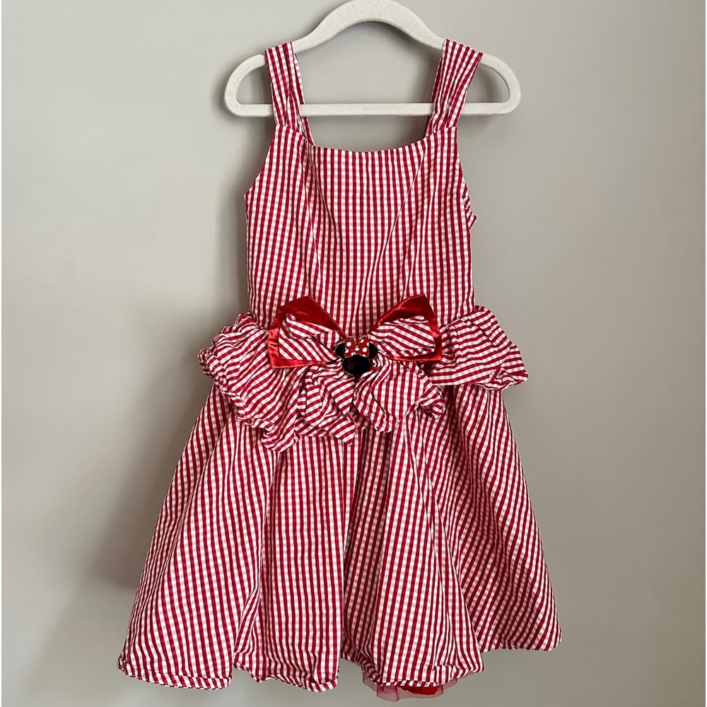 Disney Red Checkered Kids Dress
